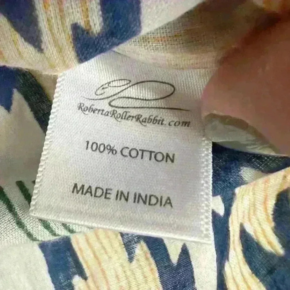 Robert Roller Rabbit Aztec Button Down Long Sleeve Shirt size Small Western - Picture 4 of 6